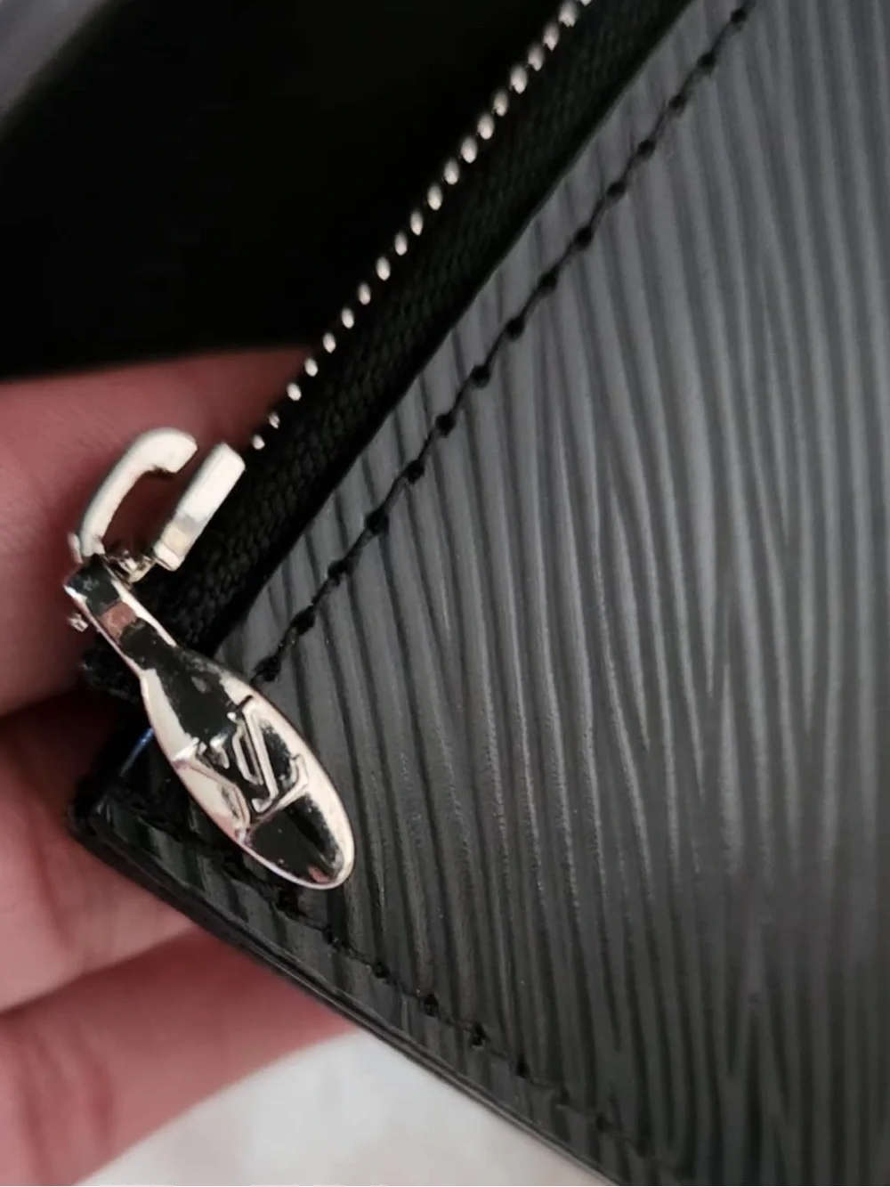 Louis Vuitton Black Epi Twist Wallet